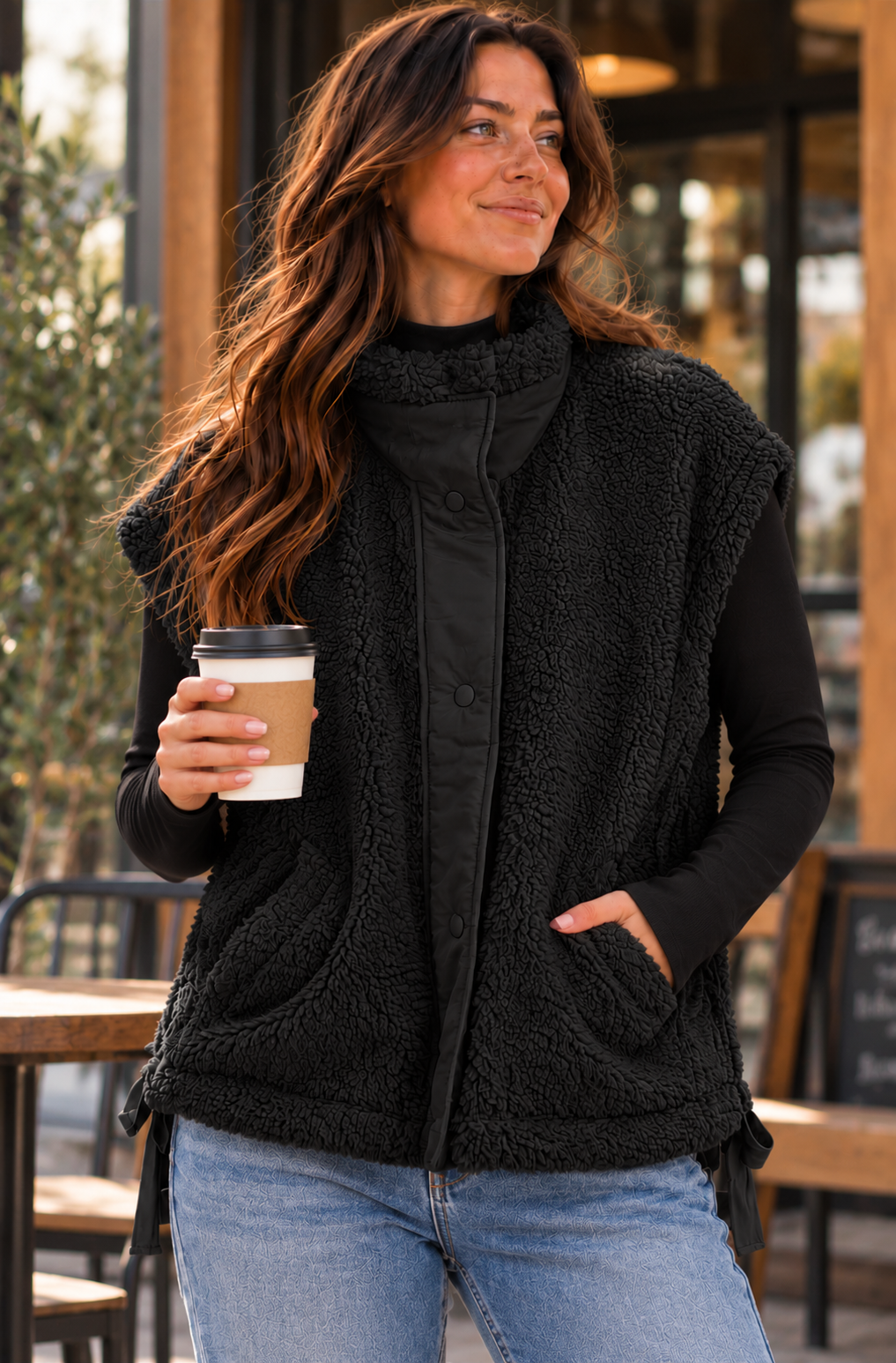 The Willow Sherpa Vest - FITS XL