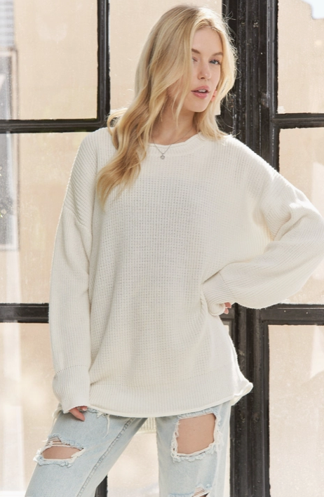 Harper Oversized Sweater - M/L LEFT
