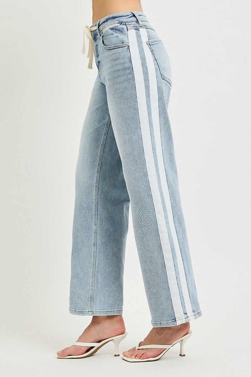 Nova Relaxed Stripe Jeans