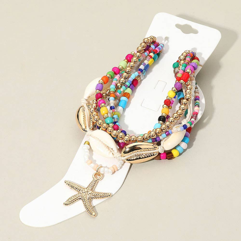 Sunset Shell Anklet