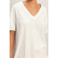 Washed V-Neck