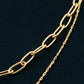 Double Layered Chain Necklace