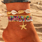 Sunset Shell Anklet