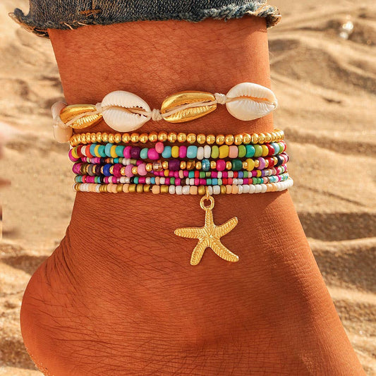 Sunset Shell Anklet