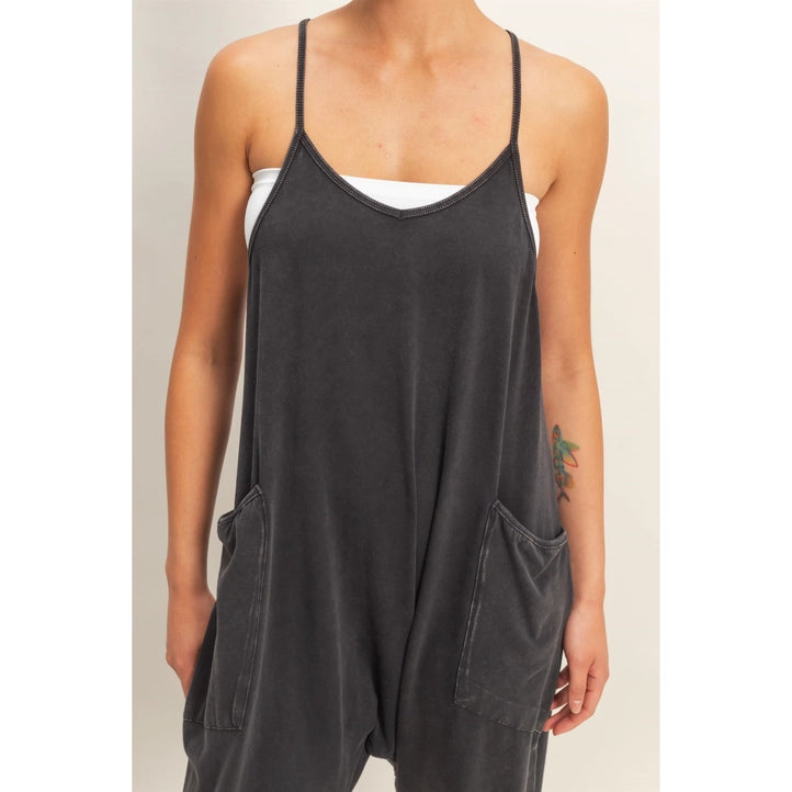 Everyday Ease Mineral Wash Jumpsuit