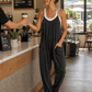 Everyday Ease Mineral Wash Jumpsuit