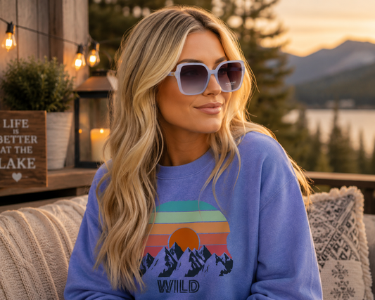 Azure Oversized Sunglasses