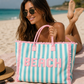 Vacay Vibes Tote (Multi Colors Available)