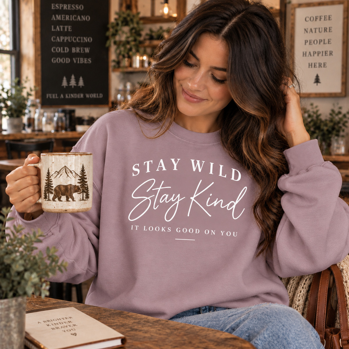 Stay Wild, Stay Kind Crewneck