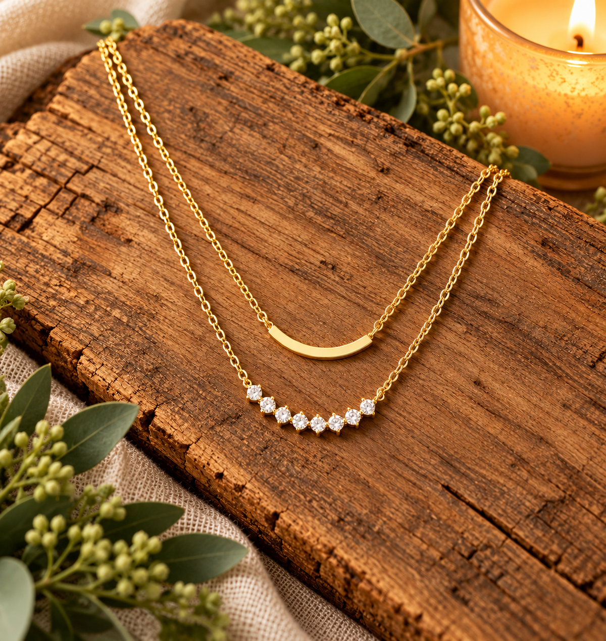Golden Grace Layered Necklace