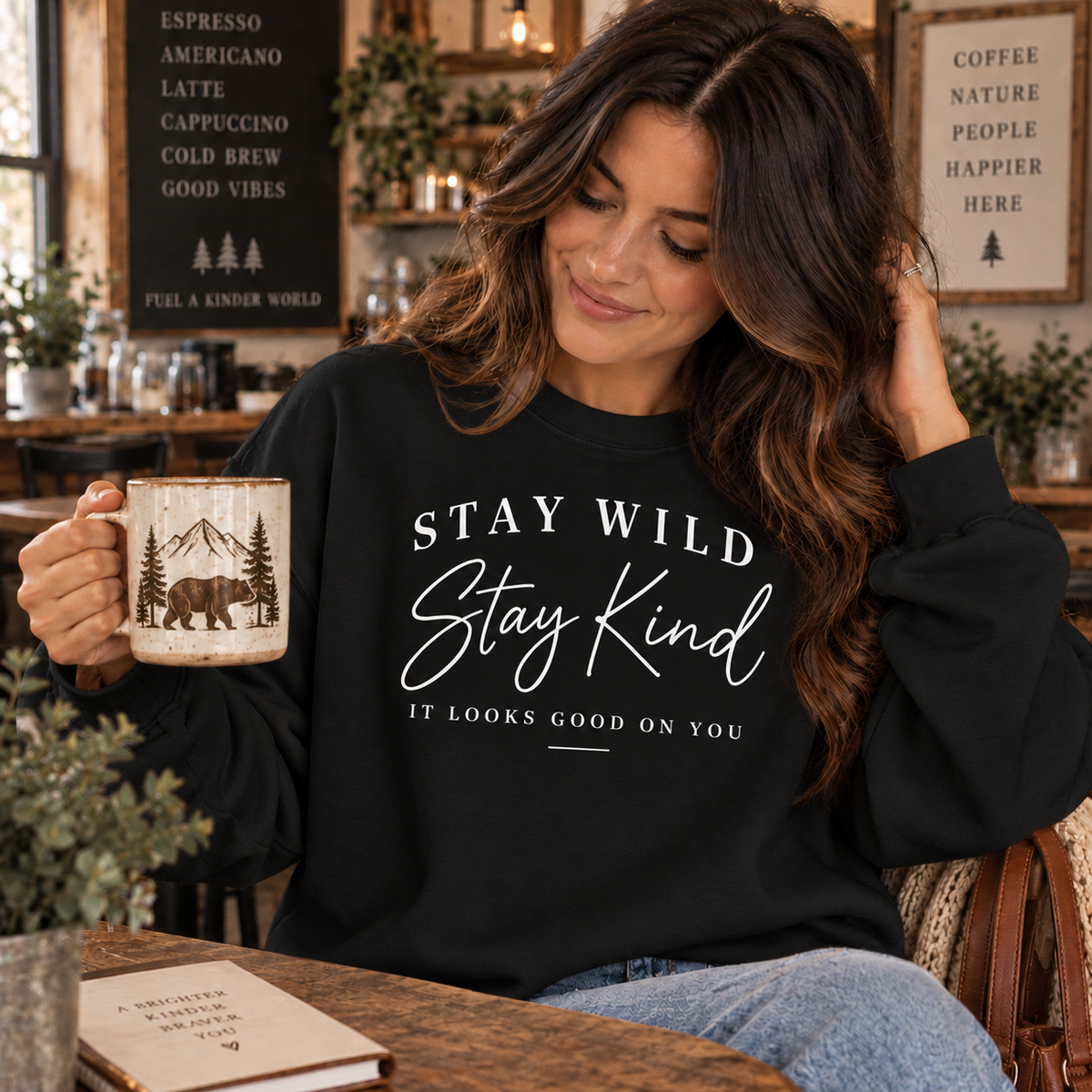 Stay Wild, Stay Kind Crewneck