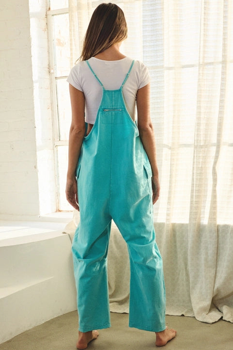 Sun washed French Terry Romper