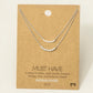 Rhinestone Curved Bar