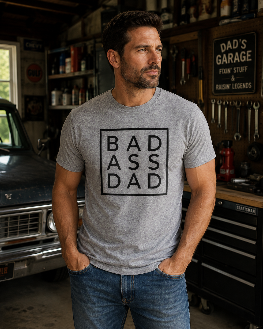 Badass Dad - Multi Colors Available