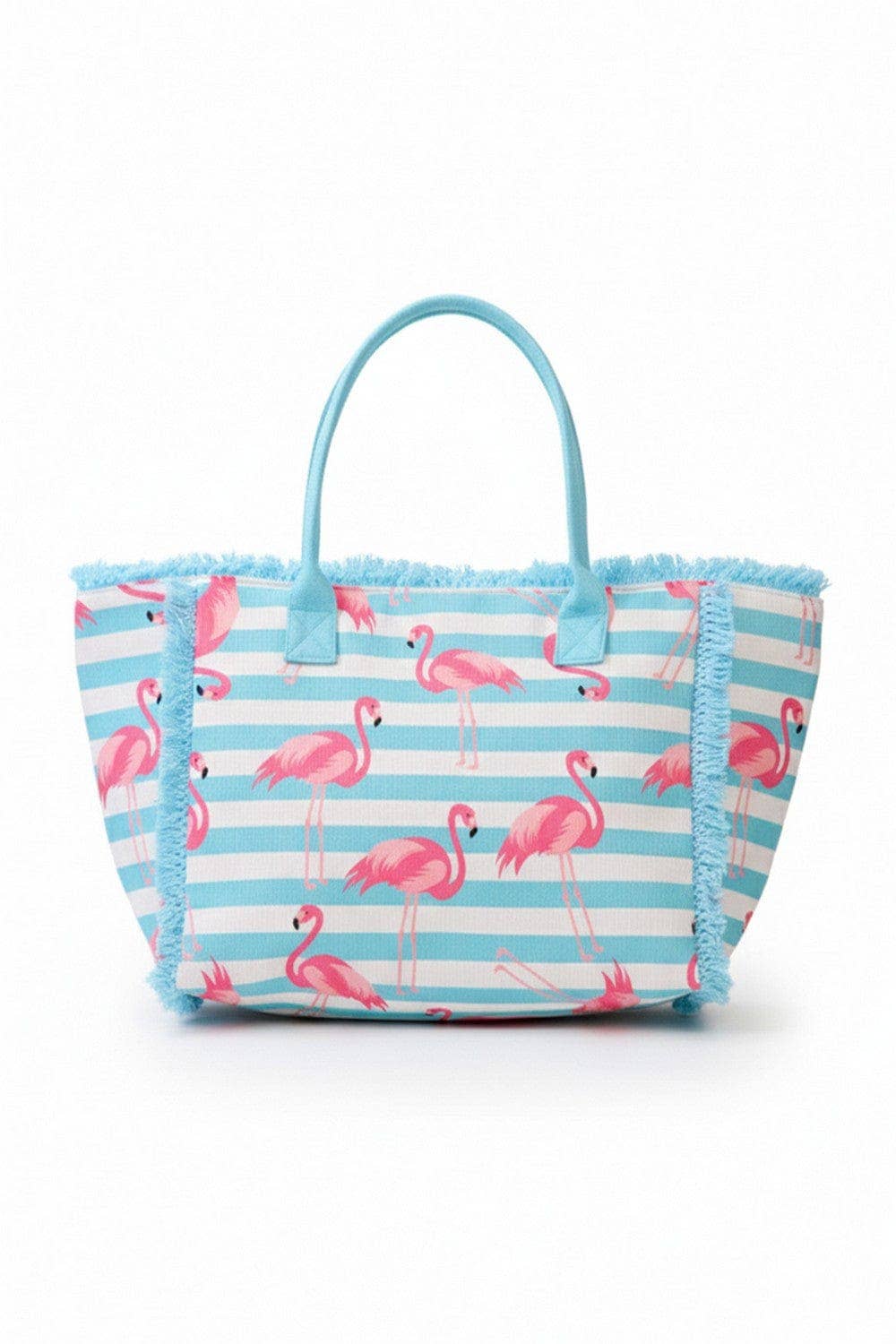 Flamingo Fringe Tote
